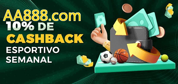 10% de bônus de cashback na AA888.com